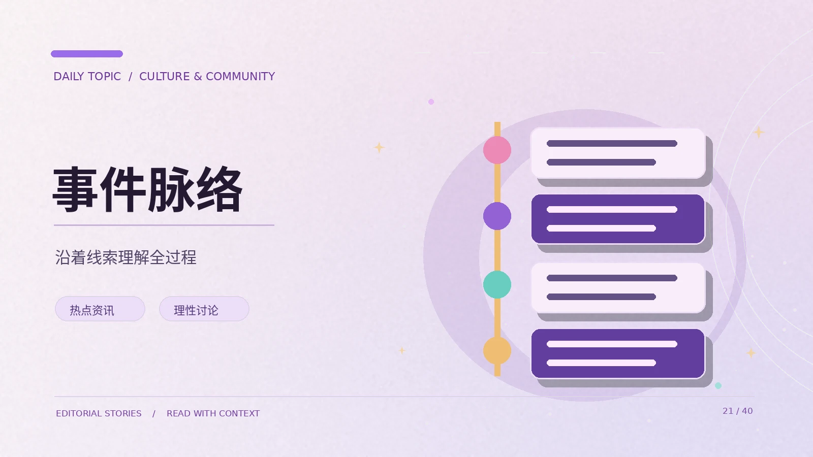 给公开事件建立可信时间线